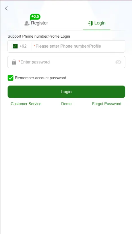 GM7 Game Register