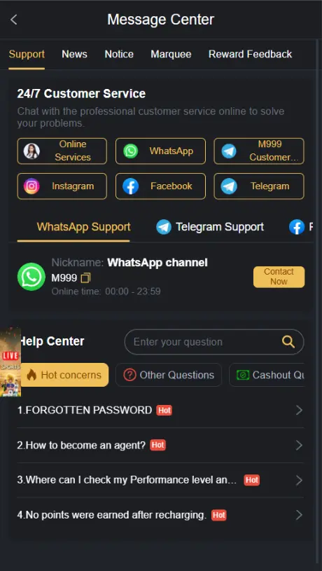 M999 Game Center