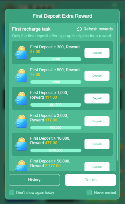 SK-F777 Game Deposit