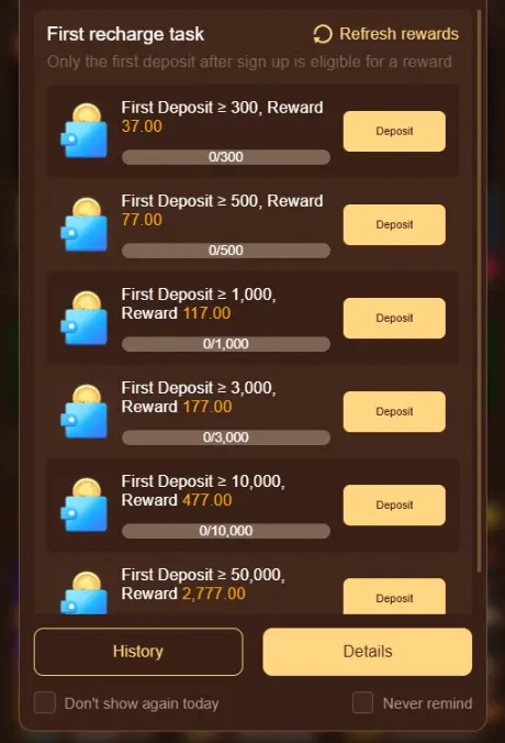 SK-KHI777 Game Extra Deposit Rewards