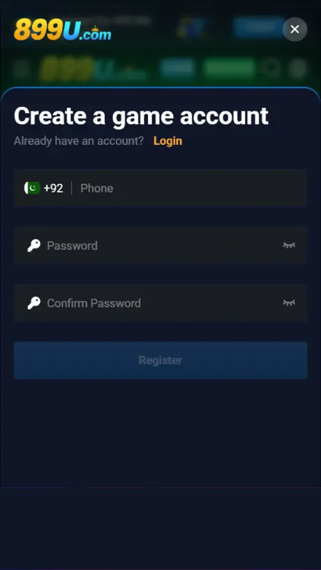 899U Game Login