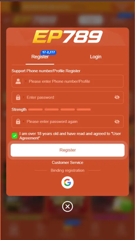 EP789 Game Login