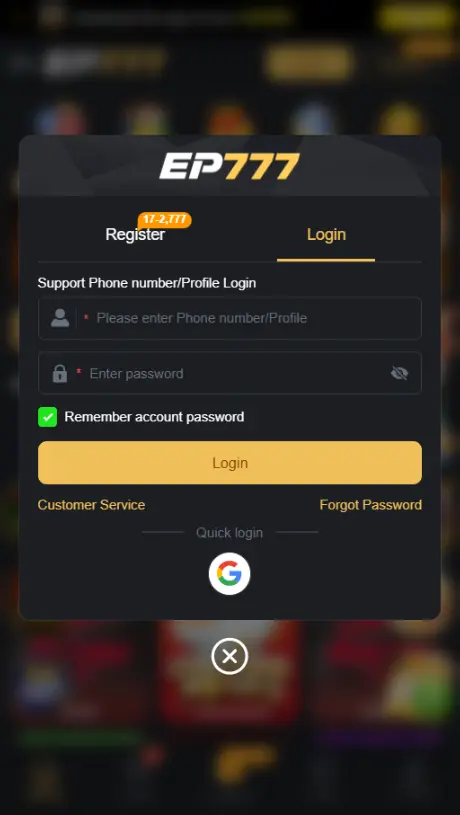 Ep777 Game Login
