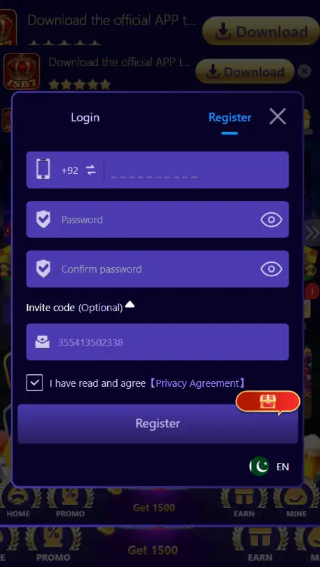 ISB7 Game Login