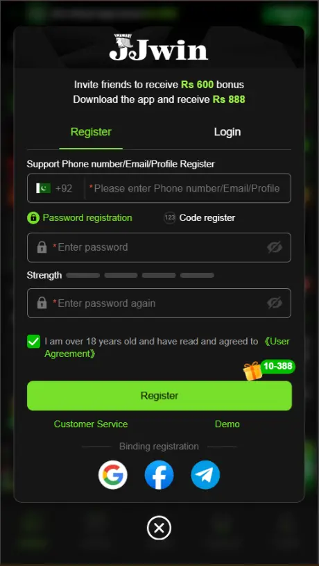 JJwin Game Login