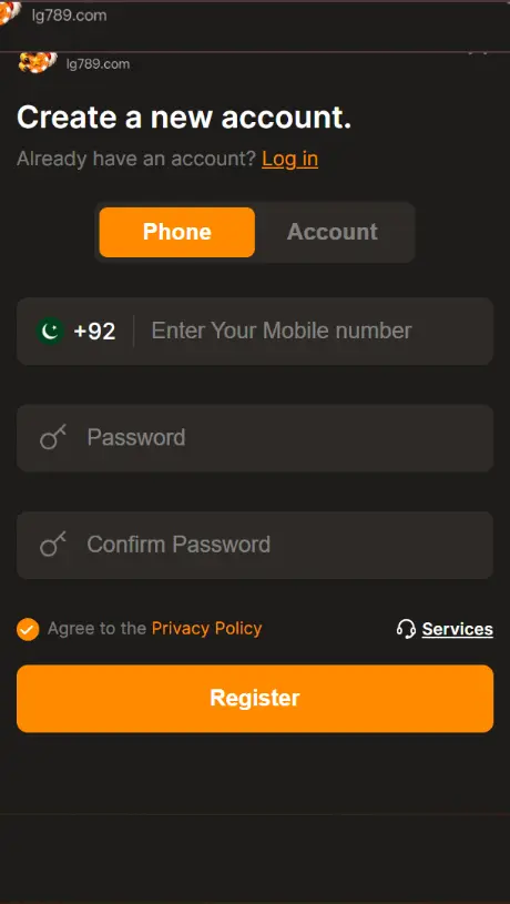 LG789 Game Login