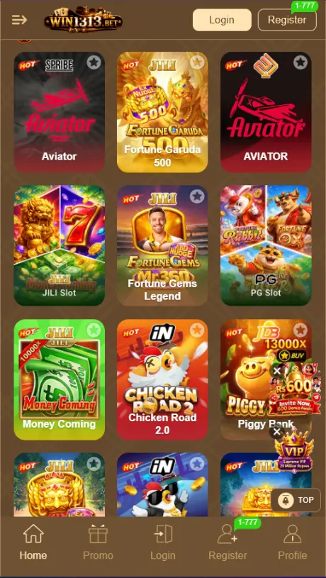 Win1313 Game Oerview