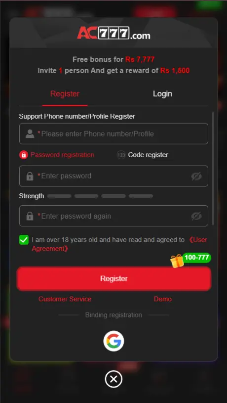 Ac777 Game Login