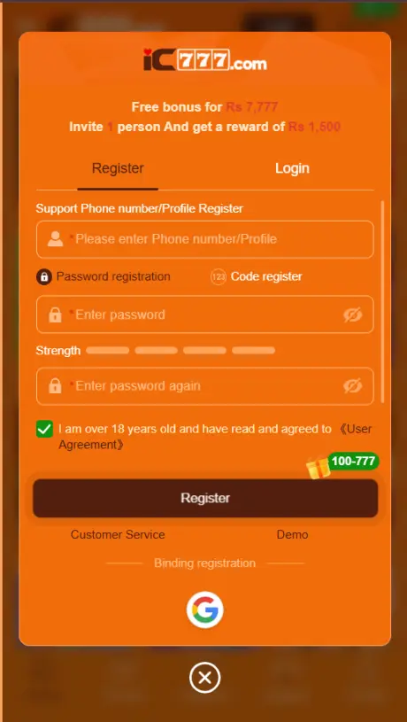 Ic777 Game Login