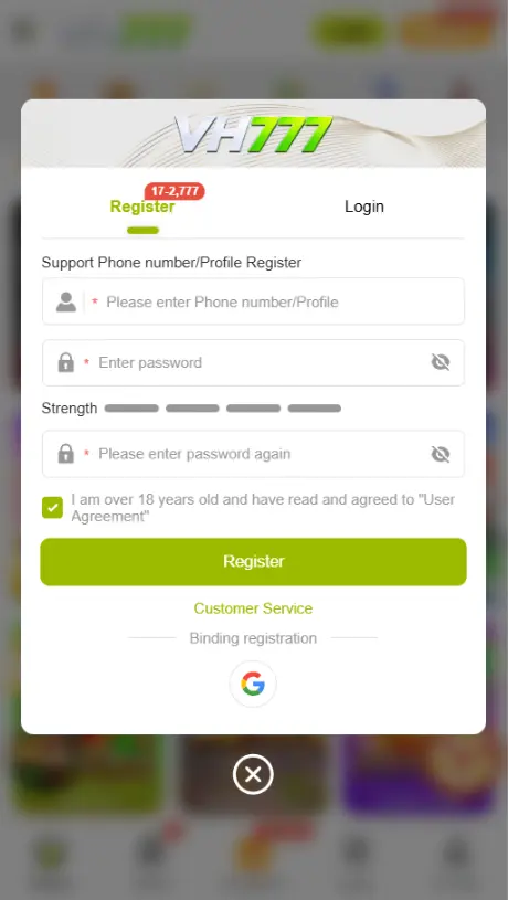 Vh777 Game Login